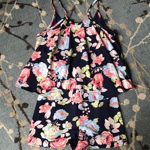 Medium Floral Romper